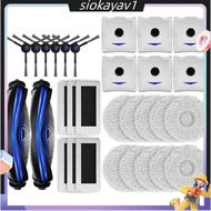 For Ecovacs Deebot N30 Omni / N30 Pro Omni Robot Vacuum Accessories Main Side Brush Hepa Filter Rag 