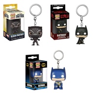 Funko POP Marvel Batman Figurine PVC Black Panther Bat-man Action Figure Keychain Pendant Gift