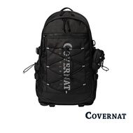 COVERNAT Water Resistant Drawstring Backpack 27L Black Outdoor Adventure Travel Gear School Essentia