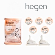 Hegen Bottle Teat 2 Pcs (Extra Slow / Slow / Medium / Fast / Thick Feed ) For Hegen Bottle 奶嘴奶瓶