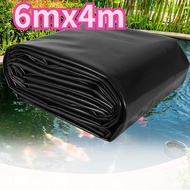 พลาสติกปูบ่อ สีดำ ขนาด 4x10 4x20 6x4 6x14เมตร หนา 0.3มิล ผ้ายางปูบ่อ ปูบ่อน้ำ ปูบ่อปลา สระน้ำ โรงเรื