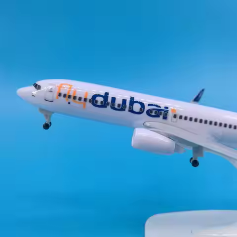 New 16cm/20cm Model Diecast Alloy Metal Airplane FlyDubai B737 Airlines Airways Aircraft With Base C