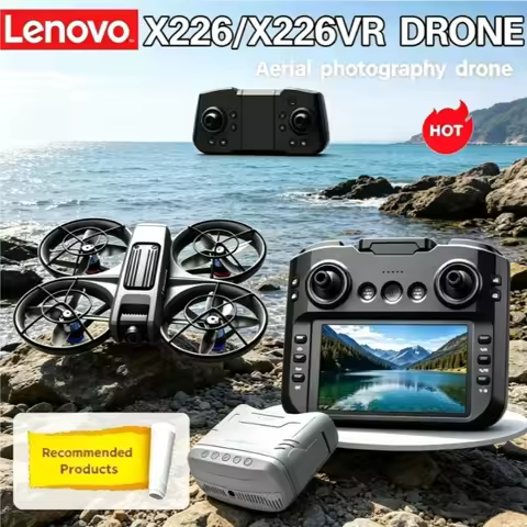 Lenovo X226/X226VR Drone 8K Professional Remote Control Helicopter Plane RC Drone With Screen Quadco