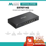 TP-Link ER707-M2 Omada Multi-Gigabit VPN Gateway with 2.5G WAN | 6-Port Multi-WAN Load Balancing |  