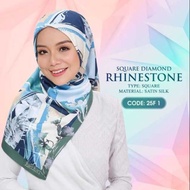 ARIANI RHINESTONE DIAMOND SQUARE HIJAB