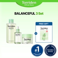 [Torriden Official] BALANCEFUL Daily & Calming 3 Set Toner 250ml, Serum 50ml, Cream 80ml + [Free Gif