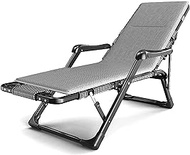 Garden Chairs, Single Folding Bed with Mattress,Garden Padded Recliner Massage Lounge Chair Zero Gravity Oversized Home Foldable Lounge Chair Sun Lounger Stabilize