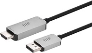 Monoprice DisplayPort 1.4 Cable to 8K HDMI - 3 Feet | 32AWG, 8K@60Hz, Up to 32.4Gbps Bandwidth, for Video Game Console, Gaming Monitor, Apple TV, or Laptop Computer