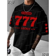 [Free Custom] Summer Men LUCY Number 777 Men Jersey Man Short Sleeves Sport wear Plus Size Jersey Vi