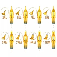 Tattoo Needle Pen Yellow Dragonfly Walking Line Shadow Hawk RM RL M1 RS Tattoo Needle Cartridge