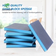 ALLGOODS 5pcs Sanding Sponge, 60-320 Grit Double-sided Polishing Sponge, Sponge Sandpaper Flexible R