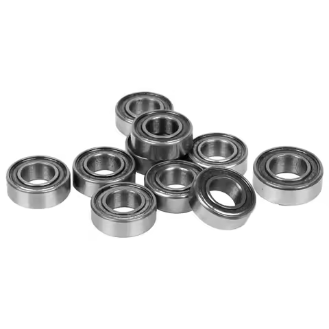 60Pcs Miniature Rubber Sealed Metal Shielded Metric Radial Ball Bearing, MR126 ZZ 6 X 12 X 4MM-[LUCK