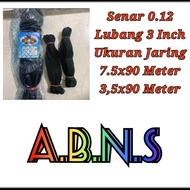 JARING BURUNG HITAM ( 3 INCH 7.5X90 METER ) JARING BURUNG PIPIT DAN EMPRIT JARING PENUTUP SAWAH JARI