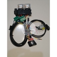 H4 Light Relay Set with 3-Point Switch