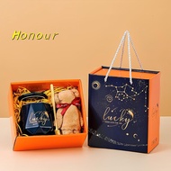 [Honour-t] 400ml Ceramic Mug Gift Set Handheld Coffee/Tea Cup Starry Sky Mug In Gift Box