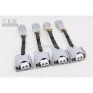 Set of 4pcs Denso Male HI Ohm Injector Socket Convert To Myvi Vios Alza 1zz 2zz 2az 1mz Female Injec