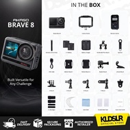 AKASO Brave 8 - Action Camera | 4K60fps Video | 48MP Image | 8K Time Lapse | 16x Slo-Mo | AI Face Me