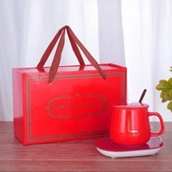 Gelas Penghangat Cangkir / Gelas Keramik Coffee + Heater Mug / Cup Set / Gelas Kopi Penghangat Otoma