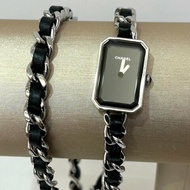 CHANEL黑銀雙圈鍊首映錶