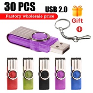 30PCS（Free Custom Logo）usb 2.0 pendrive 128gb flahs drive original 64gb pendrive murah 32gb usb flas