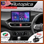 [4GB RAM] Perodua Ativa 2021 8257 Octa Core 10" IPS Screen Android Player CarPlay Waze Youtube Andri