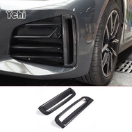 For BMW 4 Series F26 G26 2022 2023 2024 Real Carbon Fiber Car Front Fog Light Frame Cover Decorative