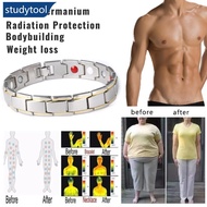 STUDYTOOL Fashion Men Women Magnetic Bracelet Health Energy Therapy Arthritis Jewelry I4Y2