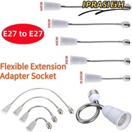 IPRASI6H Lamp Holder Converter, 20/30/40/60cm Lengthen LED Bulb Extension Tube, High quality Flexibl