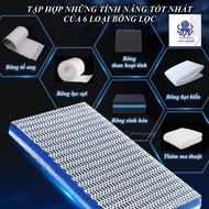 New Generation 8D/15D Aquarium Filter Cotton - Water Filter Cotton, Coarse Filter, Fine Dust Filter 