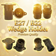 E27 B22 Wedge Lamp Bulb Holder B22 Adapter/ Night Market Bulb Holder/