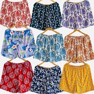 6PCS PLUSSIZE  PAMBAHAY SHORTS FOR WOMEN FIT XL TO XXL