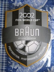 德國百靈牌 BRAUN 2002年世界盃紀念滑鼠墊