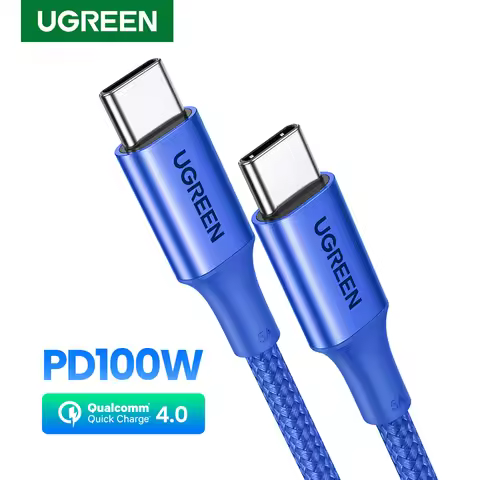 UGREEN USB C Cable PD100W Type C to Type C for MacBook iPhone 17 Samsung S25 PD100W USB Type C Fast 