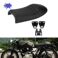 Cafe Racer Motorcycle Seat Hump Saddle for  GS  XJ  CG125 CB350 Black