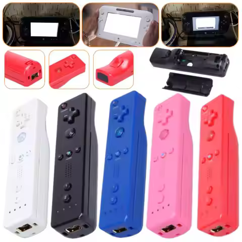 For Nintendo Wii/Wii U Joystick 2 in 1 Wireless Remote Gamepad Controller Replacement Gamepad Access