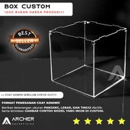 CUSTOM ACRYLIC BOX (READ DESCRIPTION & HUBUNGI ADMIN BEFORE CHECK OUT)