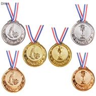 [Dhin] Gold Silver Bronze Award Medal Winner Reward Football Competition Prizes Award Medal for Souv