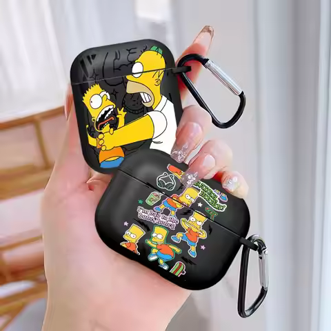Cool Cartoon Simpsons Case For Airpods 2 1 Pro3 3 4 Pro Pro2 Earphone Cases Cover