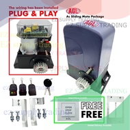 AGL AC ( FULL SET WITHOUT GEAR RACK)  ONE SPEED SLIDING MOTOR HEAVY DUTY AUTO GATE SYSTEM 15OOKG