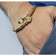 Pure Brass Premium Murugan Kada Murugan Vel Kappu Bracelet / Bangle - Unisex