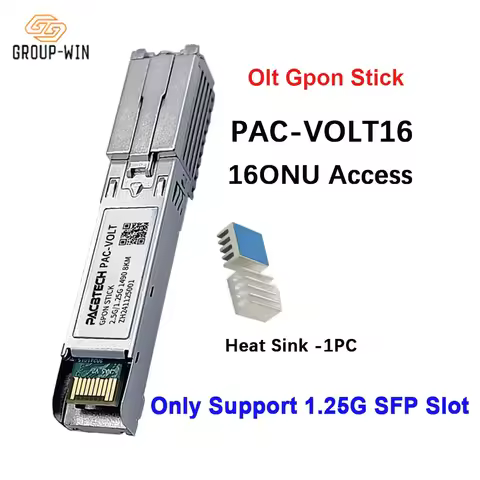 Mini OLT Micro Gpon Olt Stick Single Port 2 in 1 Port able Ftth Fttx 4G 5G Sc Upc Sfp Rj45 Metal Emb