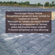 Ready Plastik Mulsa Tambak Stabilum | Bahan Full Original | 50 Mikron