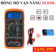 Đồng hồ đo điện tử vạn năng XL830L đồng hồ đo điện đa năng XL 830L đo điện áp hiển thị số đồng hồ đo