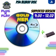 PS4 CD JB Data Disc Gold Hen FW 12.02 BD JB Interactive Disc Media Features FW 12.02
