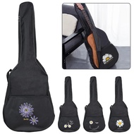 31-41Inch Waterproof Guitar Bag Adjustable Shoulder Strap Daisy Line Printed Guitar Case
