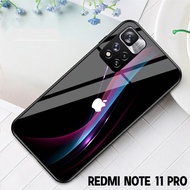 Softcase Glass Kaca  Xiaomi Redmi Note 11 4G NOTE 11 Pro 4G 5G - Casing Hp  Xiaomi Redmi Note 11 4G NOTE 11 Pro 4G 5G - C01 - Pelindung hp  - Case Handphone - Casing Handphone - Pelindung Handphone - Case Hp - Casing Hp