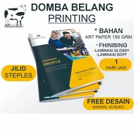 A4 Portrait Premium Custom Booklet Volume | Print Company Profile, ComPro, Magazines, Catalogs, Pict