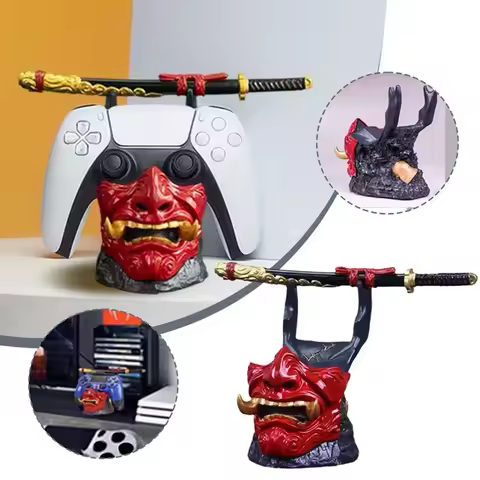 Game Controller Bracket Devil Face Warrior Swordhand Control Bracket Suitable for Ps5/4Ps5/Ps4/Xbox/