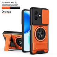 For Honor X8d Case MHonor X8d Cover MHonor X8DCases Magsafe Magnetic Fold Holder Military Armor Came