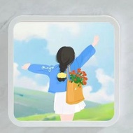 浴室掛畫收納架 防水折疊置物架 衛生間廁所免打孔壁掛式壁畫儲物櫃（平行進口）（快遞送貨上門）